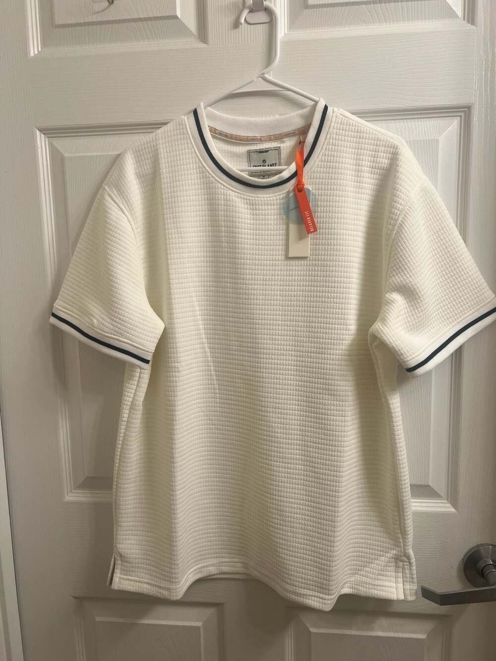 Free Planet Relaxed Fit Textured Short Sleeve T-Shirt M